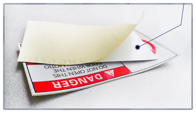 Waterproof Warning Sign-Dangerous Don't Touch, Safety Sticker 60x40mm