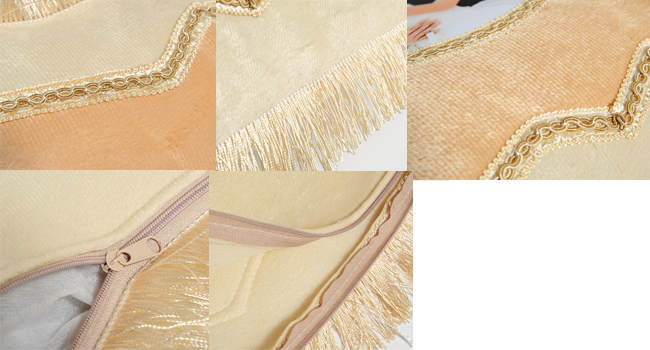 European Style Sublimaiton Beige Cushion Pillowcase Cover