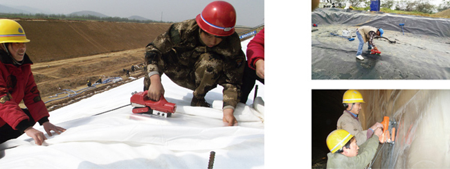 Hot Wedge Welder for Geomemberance Welding Model