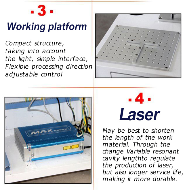 Desktop Fiber Laser Marking Engraving Machine, Ratory Axis Include