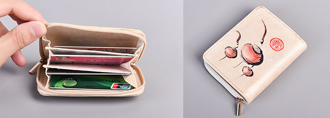 New Blank Sublimation Leather Wallet with Zip