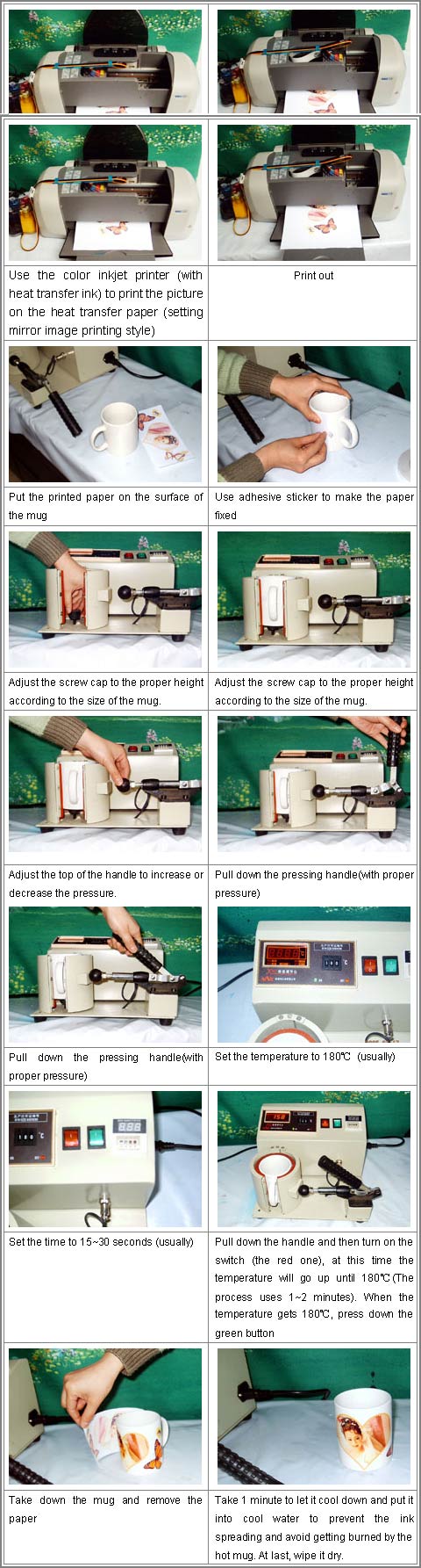 Mug Heat Press Solution
