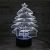 6pcs/pack 3D acrylic Light, with 7 Color Changes, Dimmable LED Night Light, Remote Control and Smart Touch Christmas Tree