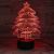 6pcs/pack 3D acrylic Light, with 7 Color Changes, Dimmable LED Night Light, Remote Control and Smart Touch Christmas Tree