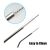 10.5in Reusable Stainless Steel Drinking Straws Set of 4, for 30oz Tumbler Glass, Cleaning Brush Included