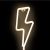 CALCA LED  Neon Sign for Wall Decor, Battery or USB Operated Led Lightning Shaped Neon Lights for Bedroom,Kids Room,Wedding,Party,Bar,Christmas 