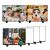 CALCA 28 Pack 5.9in x 7.9in Sublimation Rectangle Photo Slate Rock Plaque Blanks with Stand, For Desktop Souvenir DIY Personalized Gift