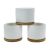 CALCA 6OZ Sublimation Flowerpot 6PCS Garden Plant Ceramic Blank Sublimation Flower Pot With Bamboo Tray Base