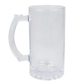 CALCA 24 Pack 16oz Frosted Glass Sublimation Beer Steins Beer Mug Blanks with Thick Matarial