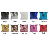 ปลอกหมอนเวทย์มนต์รูปสี่เหลี่ยมสำหรับการพิมพ์ ซับลิเมชั่น Square Blank Reversible Sequin Magic Swipe Pillow Cover Cushion Case for Sublimation