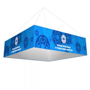  20ft Square Fabric Tension Hanging Sign(Double Sided Graphic)