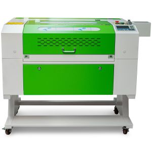 US Stock, CALCA RECI 90W 20" x 28" CO2 Laser Engraver and Cutter, with Electric Lift Bed, Industrial Water Chiller and Rotary